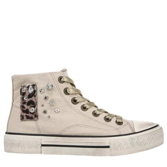 Blowfish Malibu Kimber-Hi - Womens Bone Sneakers - Picture 2 of 4